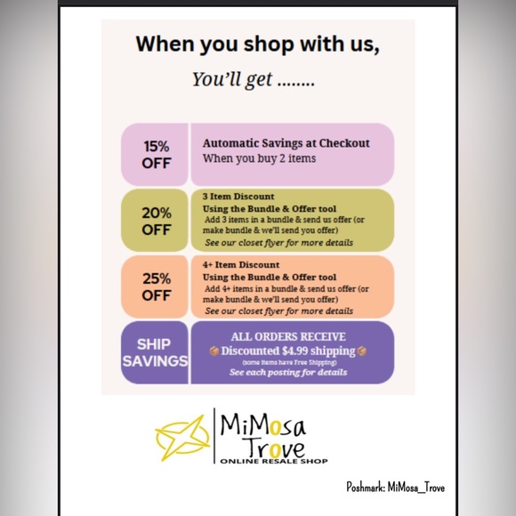 MiMosa Trove discounts Other - NOT FOR SALE: MiMosa Trove Promotional Graphic